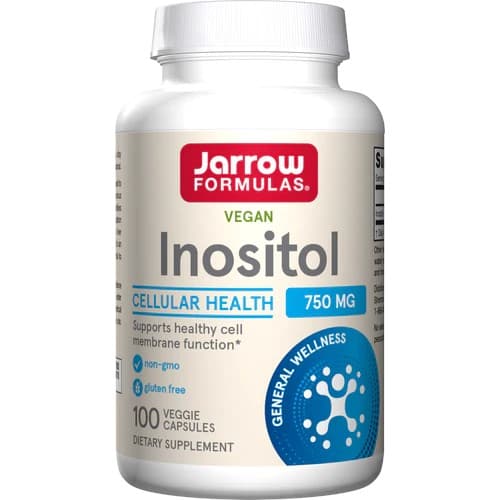 Jarrow Formulas Inositol 750mg 100 Veganska Kapslar – Jarrow Formulas förpackning