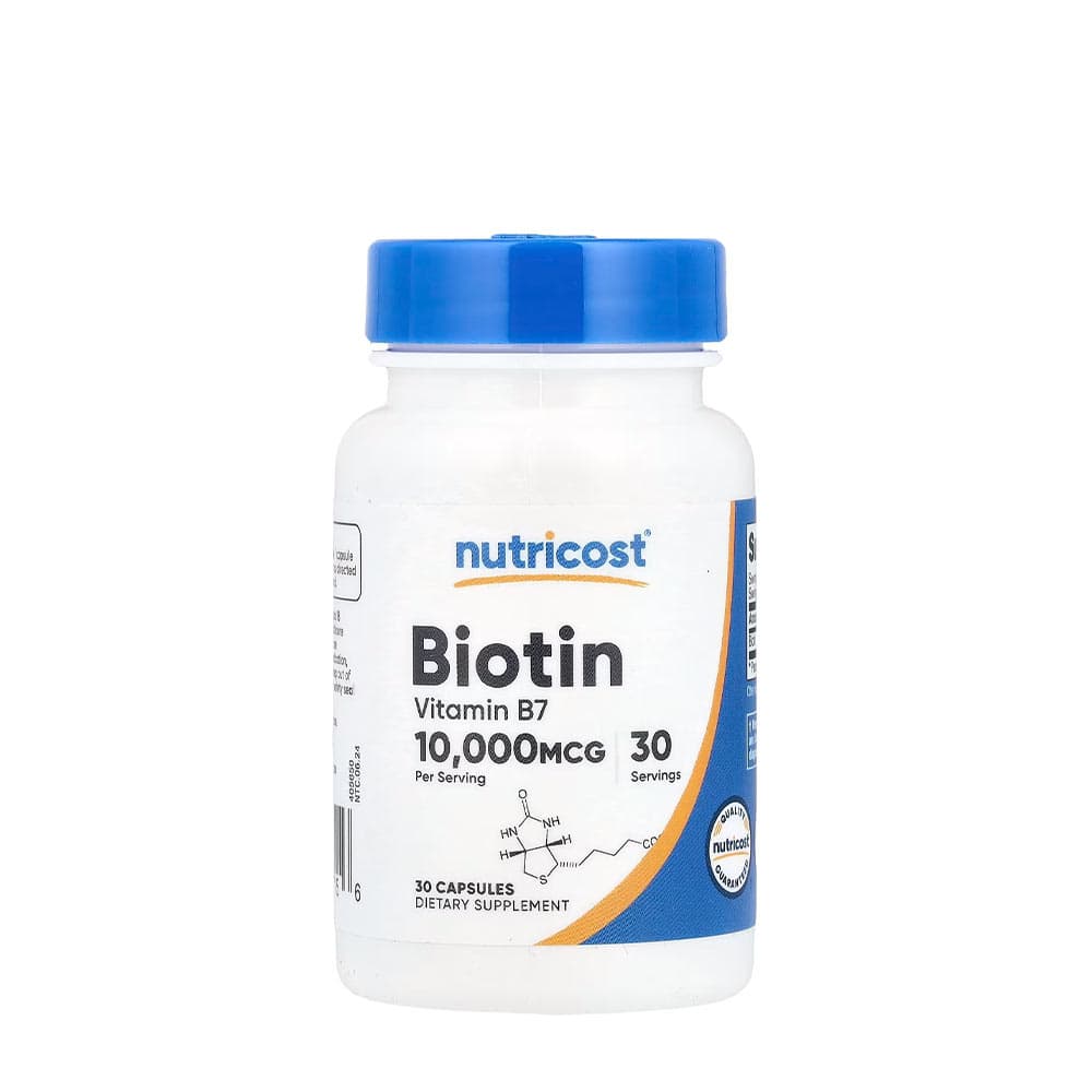 Nutricost - Biotin - 30 Kapslar – Nutricost förpackning