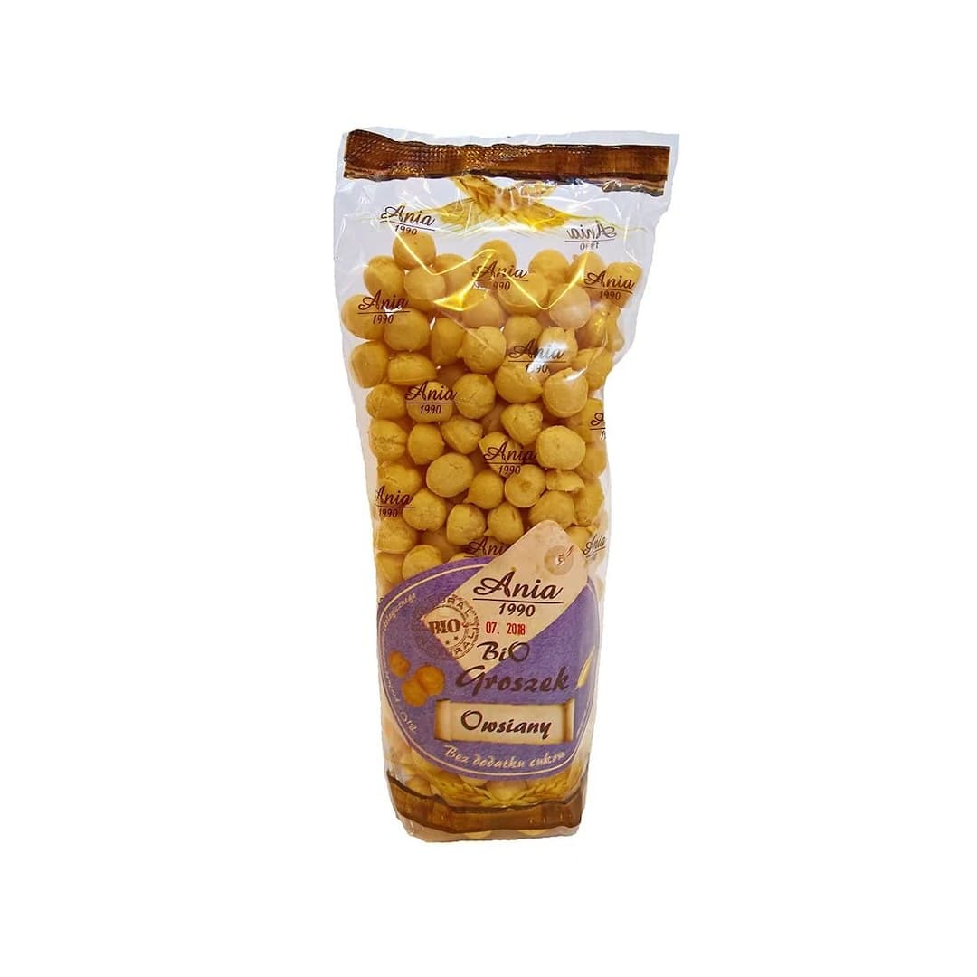 BIO ANIA Groszek Ptysiowy Owsiany Bez Dodatku Cukrów BIO 70 g | Bio Planet – Ania förpackning