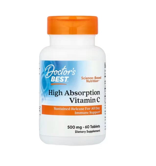 Doctor's Best - High Absorption Vitamin C 1000 mg kapslar – Doctor's Best förpackning