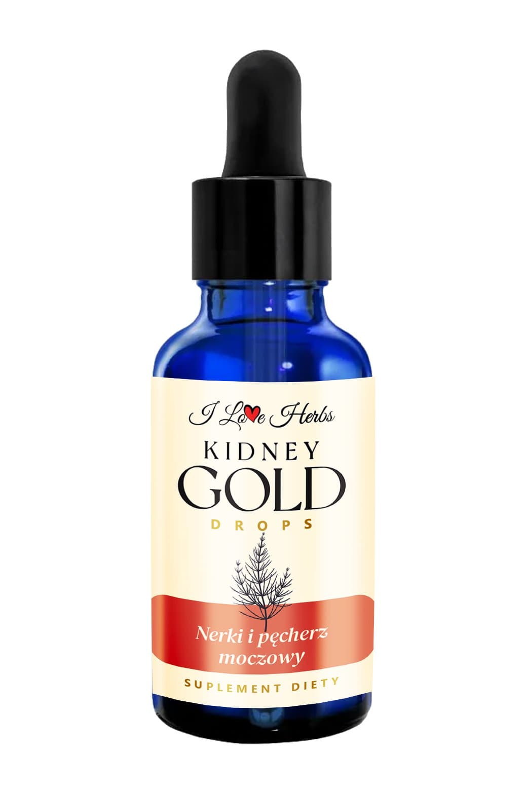 I Love Herbs Kidney Gold Drops 50ml – I Love Herbs förpackning