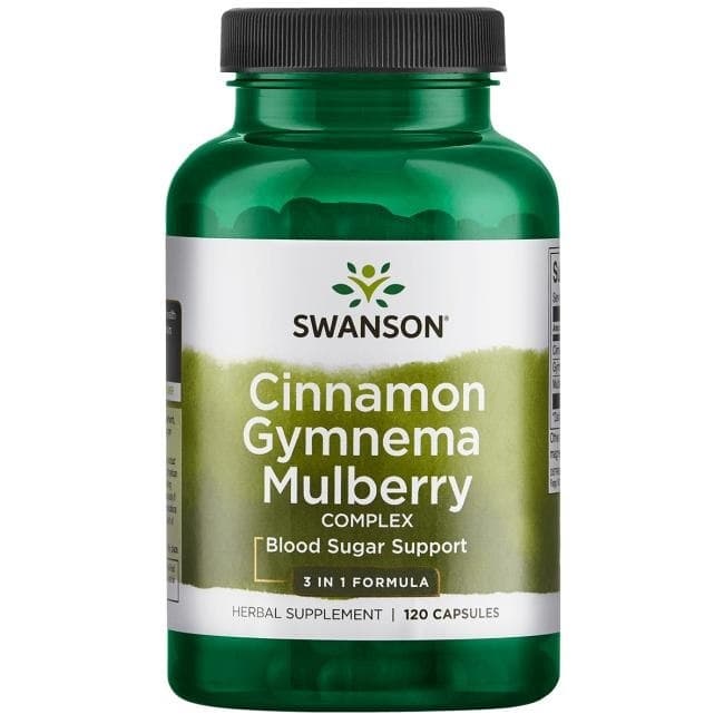 Swanson - Cinnamon Gymnema Mulberry Complex - 120 kapslar