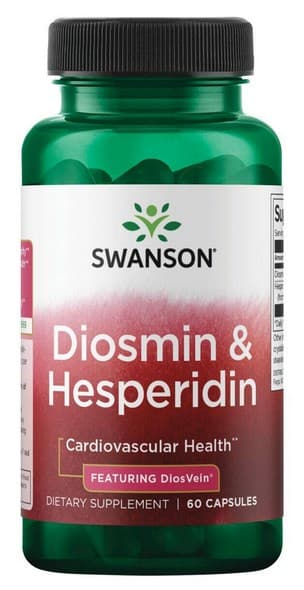 Swanson Diosmin & Hesperidin 60 kapslar – Swanson förpackning