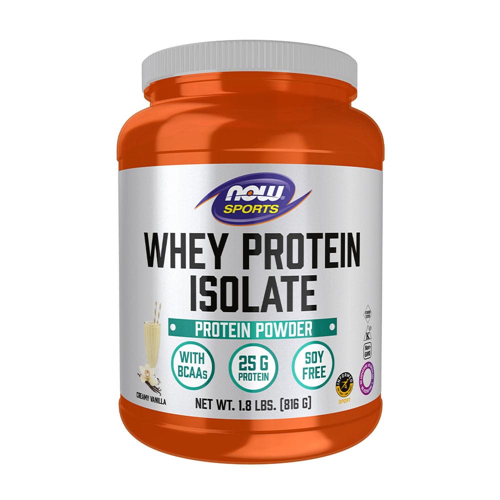 NOW Foods Whey Protein Isolate 25g poudre