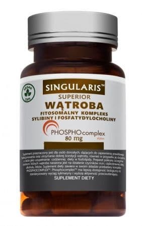 Singularis Wątroba Fitosomaliny 80mg 60 vegane Kapseln – Singularis Verpackung