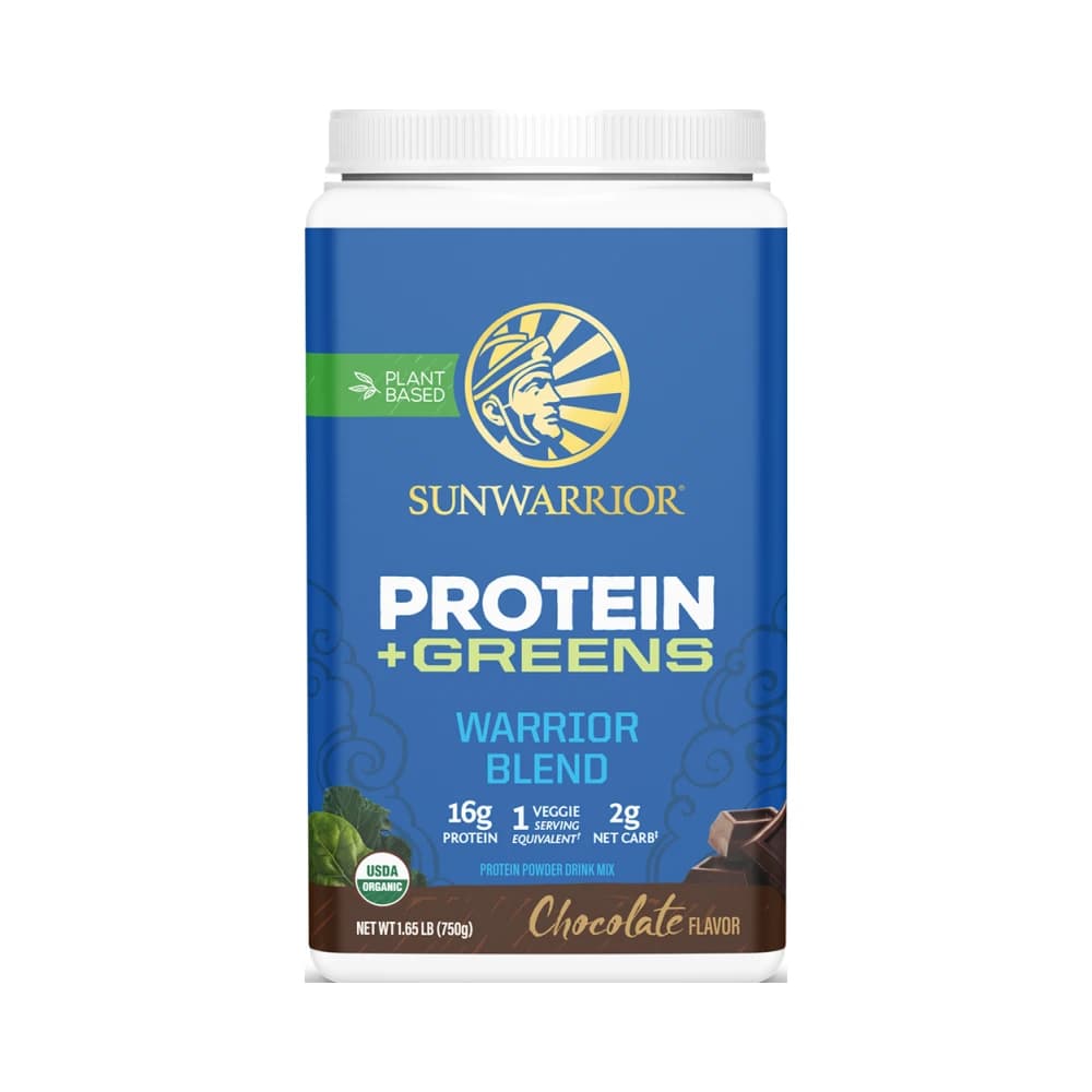 Sunwarrior - Warrior Blend + Greens Organic – Sunwarrior förpackning