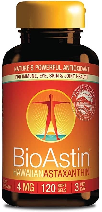 Cyanotech Co - Bioastin Hawaiian Astaxantin 12mg, 120 kapslar – Cyanotech Co förpackning