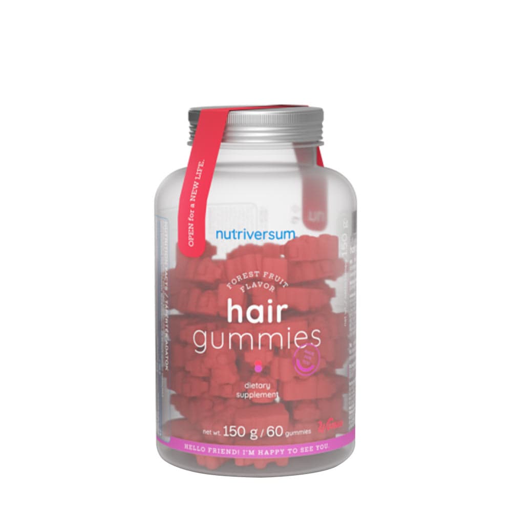 Nutriversum Hair Gummies for Women Wild Berry 60 Gummies – Nutriversum förpackning