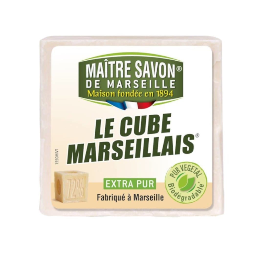MAÎTRE SAVON - The Marseille Cube – MAÎTRE SAVON förpackning