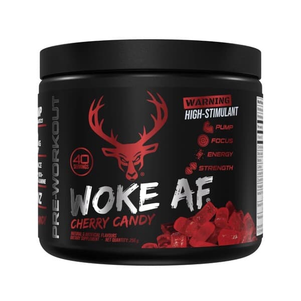 Bucked Up - Cherry Candy - 256g – Bucked Up förpackning