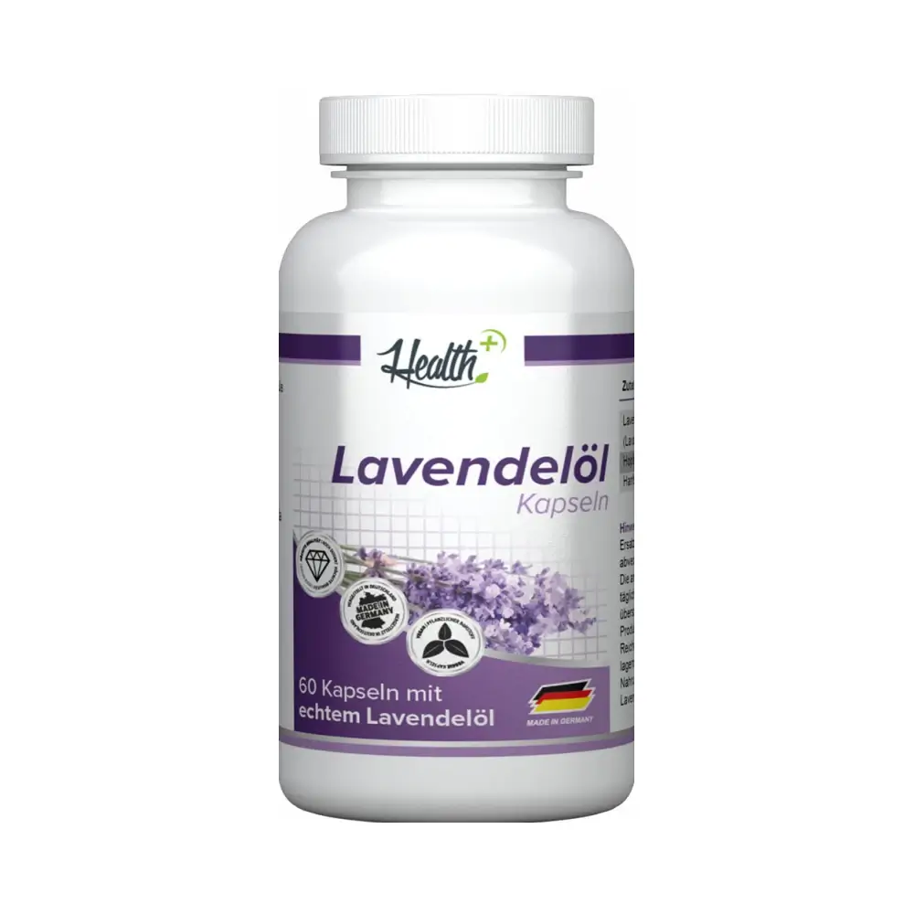 Health+ (Zec+) - Lavender Oil - 60 Capsules – Health+ förpackning