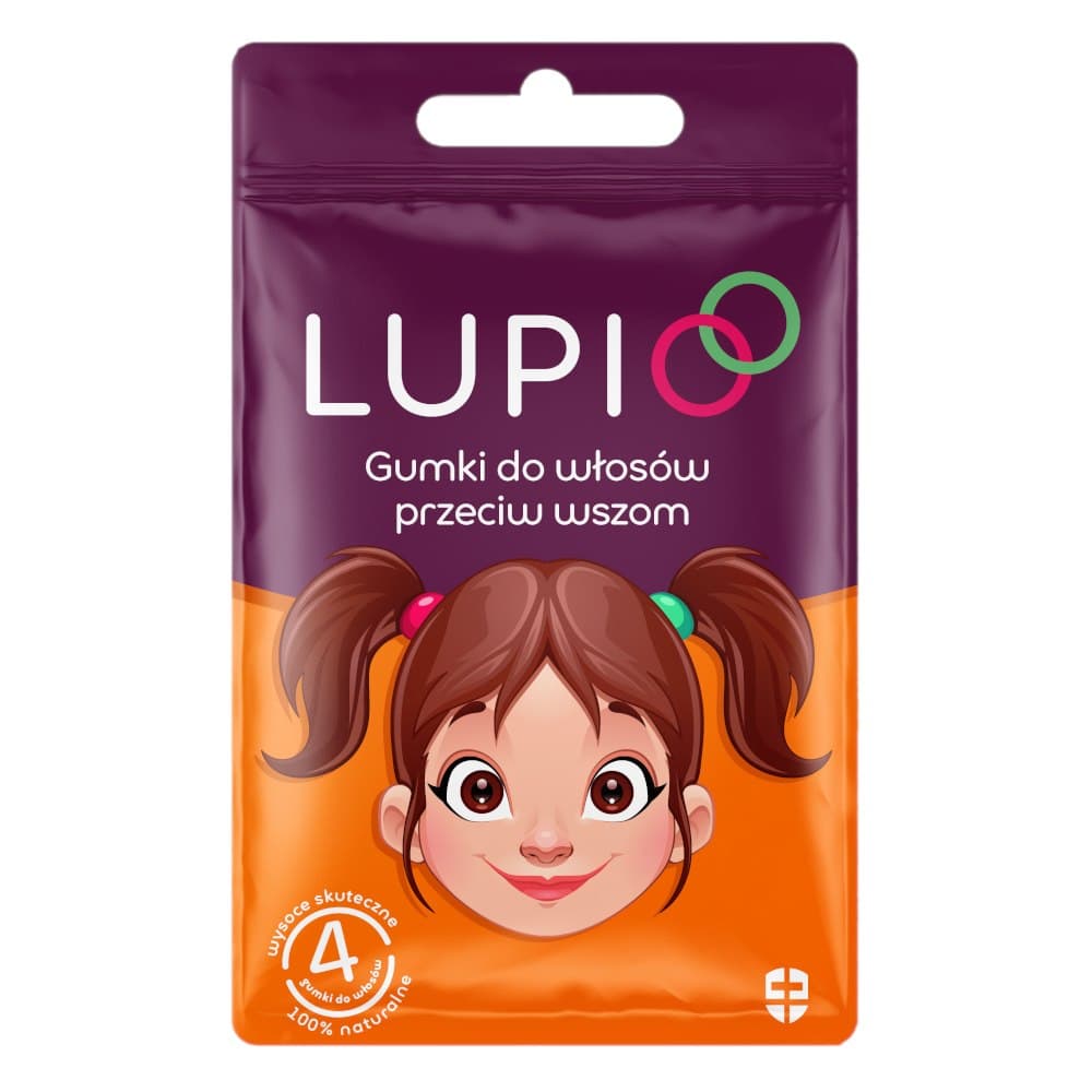 Lupi - Hair Ties Anti-Lice - 4 st – Lupi förpackning