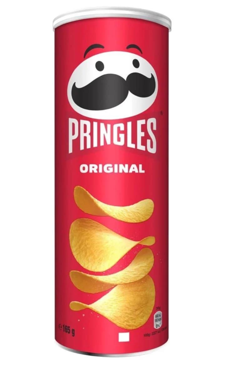 PRINGLES Original 165 g | FMCG-TRADE – Pringles förpackning