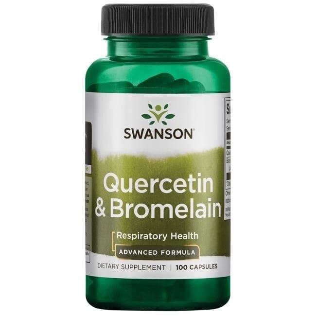 Swanson - Quercetin + Bromelain - 100 kapslar – Swanson förpackning