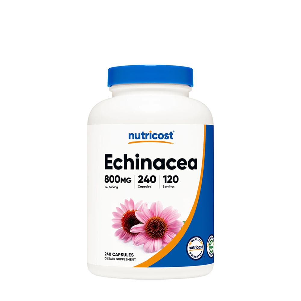Nutricost - Echinacea - 240 kapslar – Nutricost förpackning