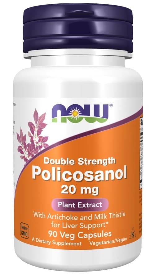 NOW Foods - Policosanol 20 mg - 90 vegetabilske kapsler