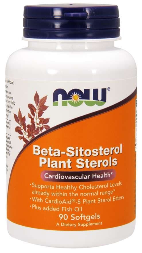 NOW Foods Beta-Sitosterol Plant Sterols 90 Softgels – NOW Foods confezione