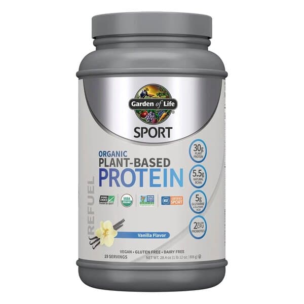Garden Of Life Sport Plant-Based Protein Vanilj 806g – Garden Of Life förpackning
