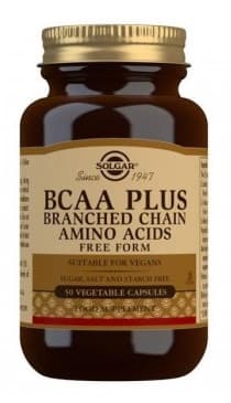 Solgar - BCAA Plus Free Form - 50 kapslar – Solgar förpackning