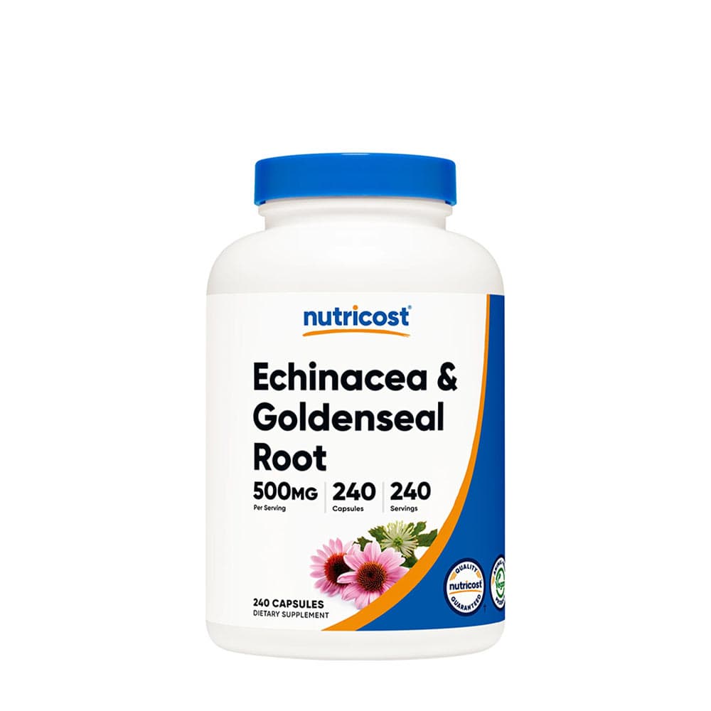 Nutricost - Echinacea & Goldenseal Root - 240 Vcaps – Nutricost förpackning