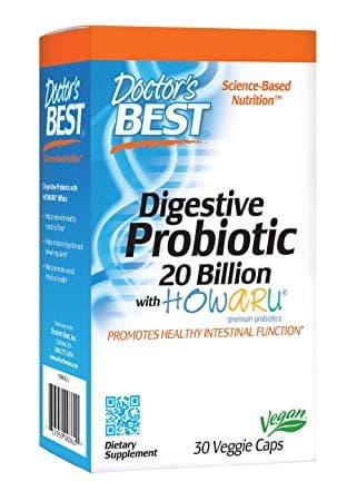 Doctor's Best Digestive Probiotic 20 miljarder CFU, kapslar – Doctor's Best förpackning