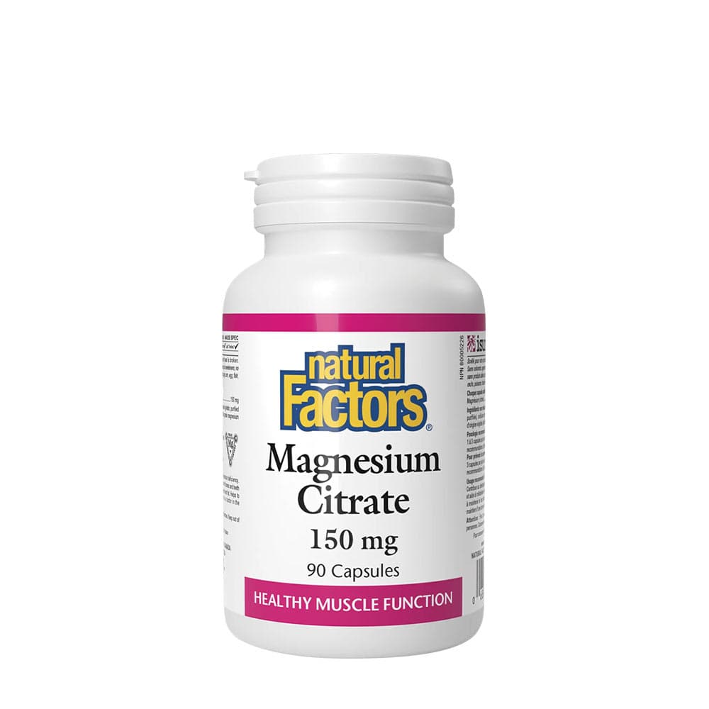 Natural Factors - Magnesium Citrate 200 mg Kapseln