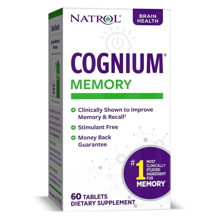 Natrol Cognium Memory 60 tabletter – Natrol förpackning