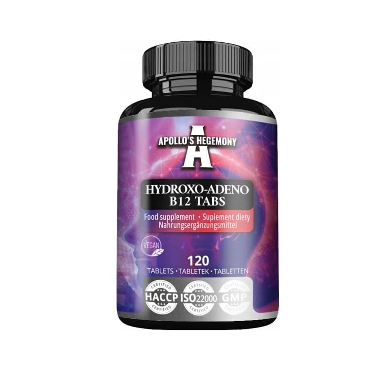 Apollo'S Hegemony - Hydroxo-Adeno B12 - 120 Tabs – Apollo'S Hegemony förpackning