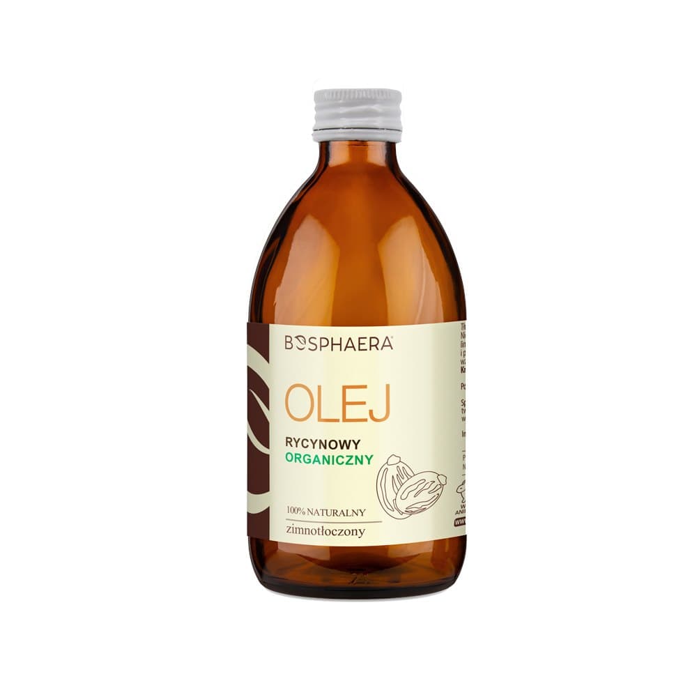 Bosphaera Ekologisk Ricinusolja - 500ml – Bosphaera förpackning
