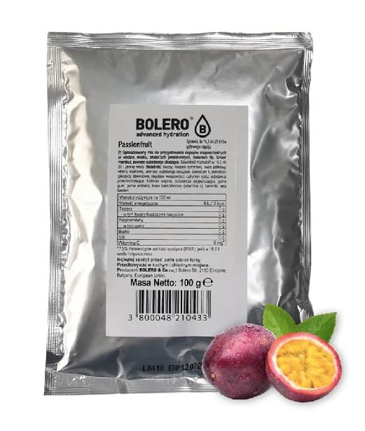Bolero Bag Passionfruit 100g – Bolero förpackning