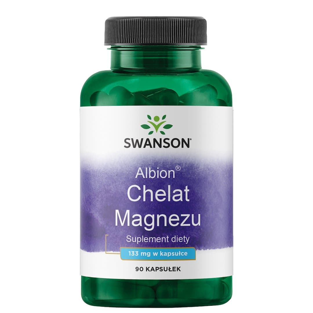 Swanson - Albion Chelated Magnesium - 90 kapslar – Swanson förpackning