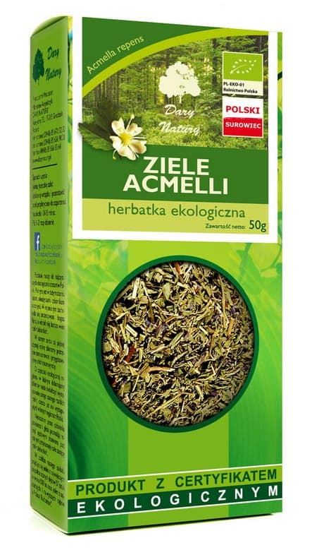 Dary Natury - Acmella Herb - 50g – Dary Natury förpackning