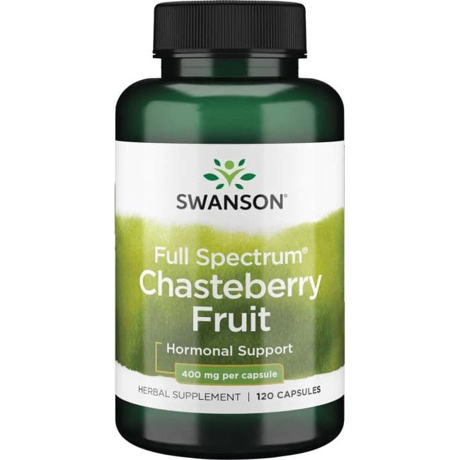 Swanson - Full Spectrum Chasteberry Fruit - 120 kapslar – Swanson förpackning