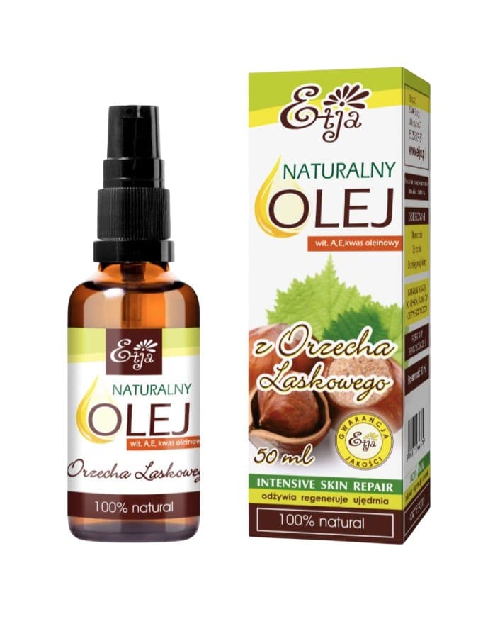 Etja - Natural Hazelnut Oil – Etja förpackning