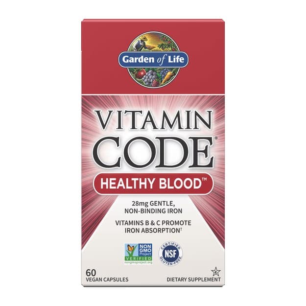 Garden Of Life - Vitamin Code Healthy Blood, 60 kapslar – Garden Of Life förpackning