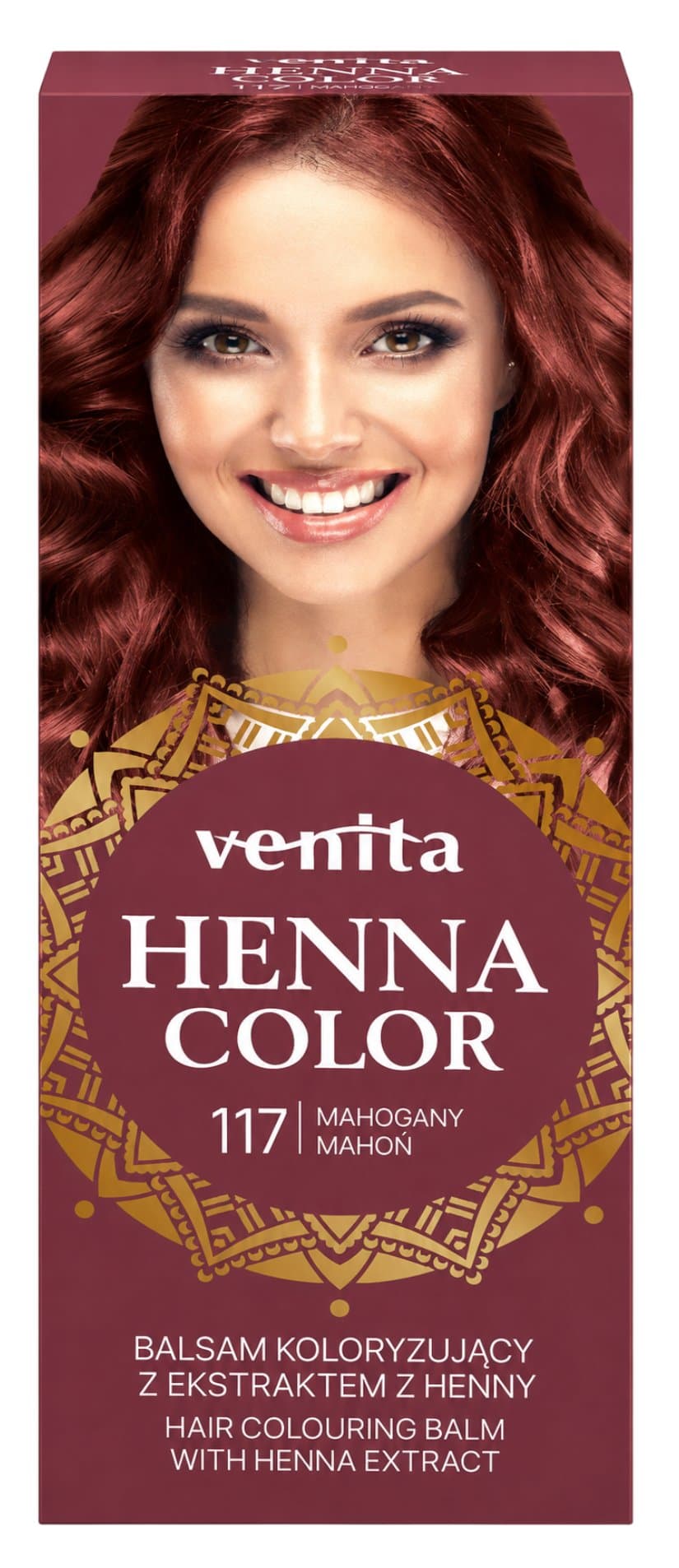 Venita - Henna Color Hair Colouring Balm - 75ml – Venita förpackning