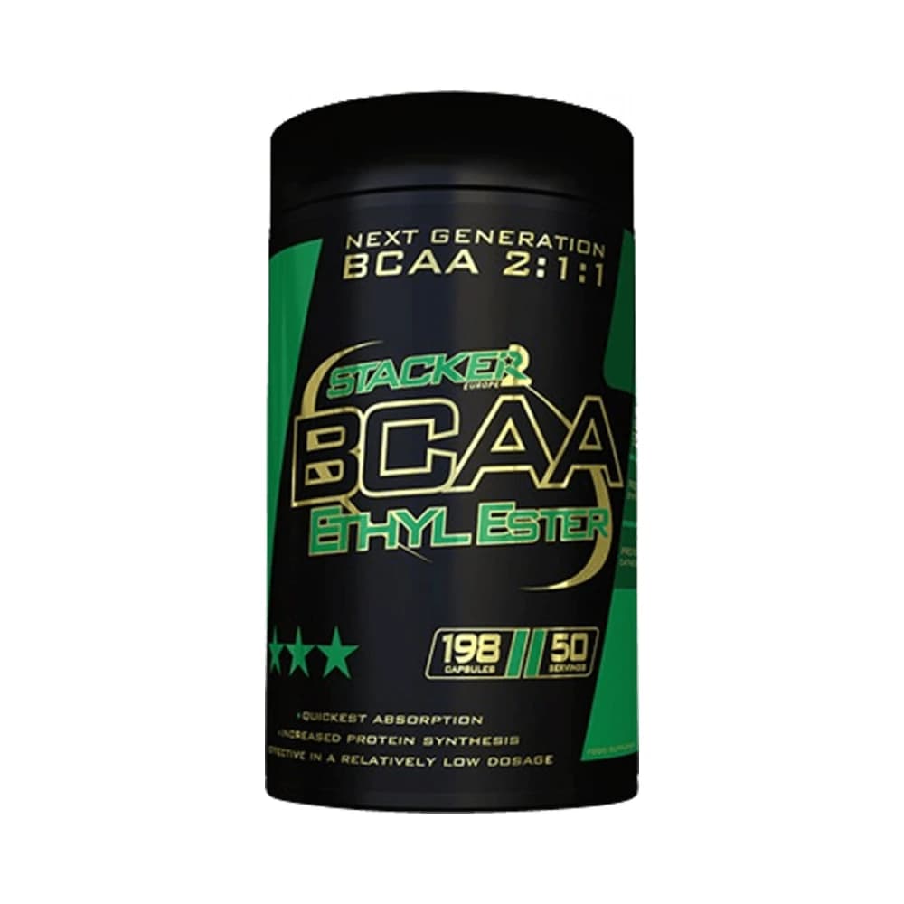 Stacker2 - BCAA Ethyl Ester - Standard - 198 Caps / 50 Portions