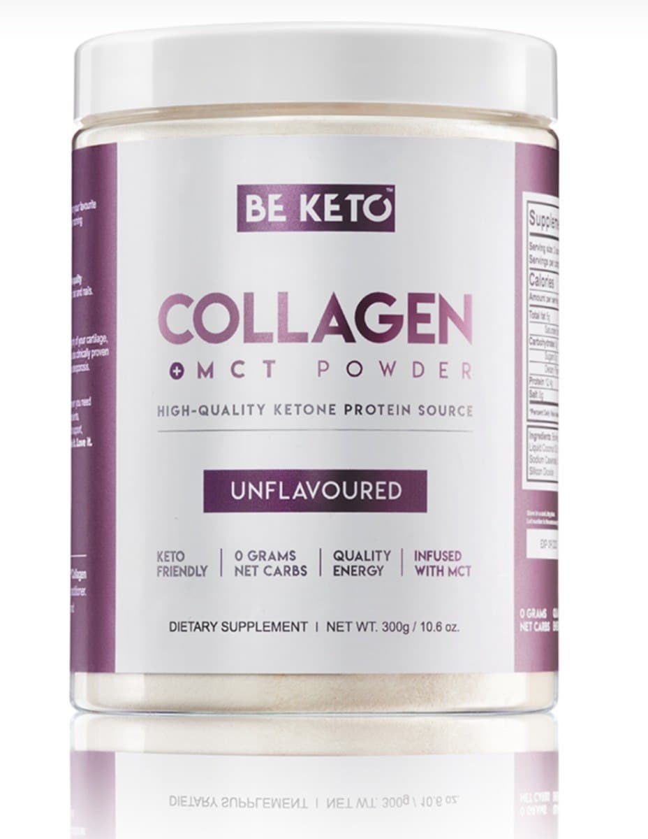 BeKeto Keto kolagen z olejem MCT, neutralny smak 300g