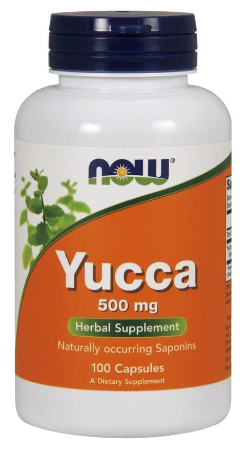 NOW Foods - Yucca - 100 kapslar – NOW Foods förpackning