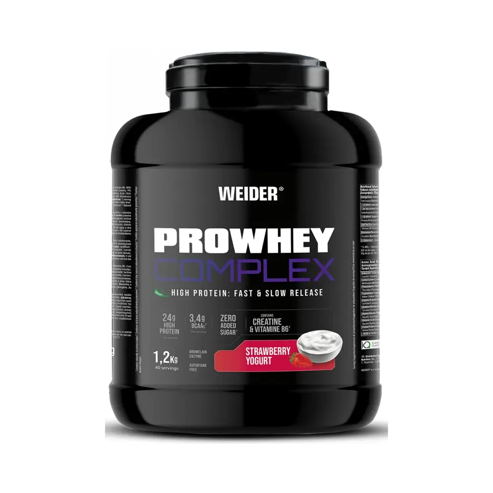 Weider Whey Complex Proteína Morango Iogurte 1,2kg