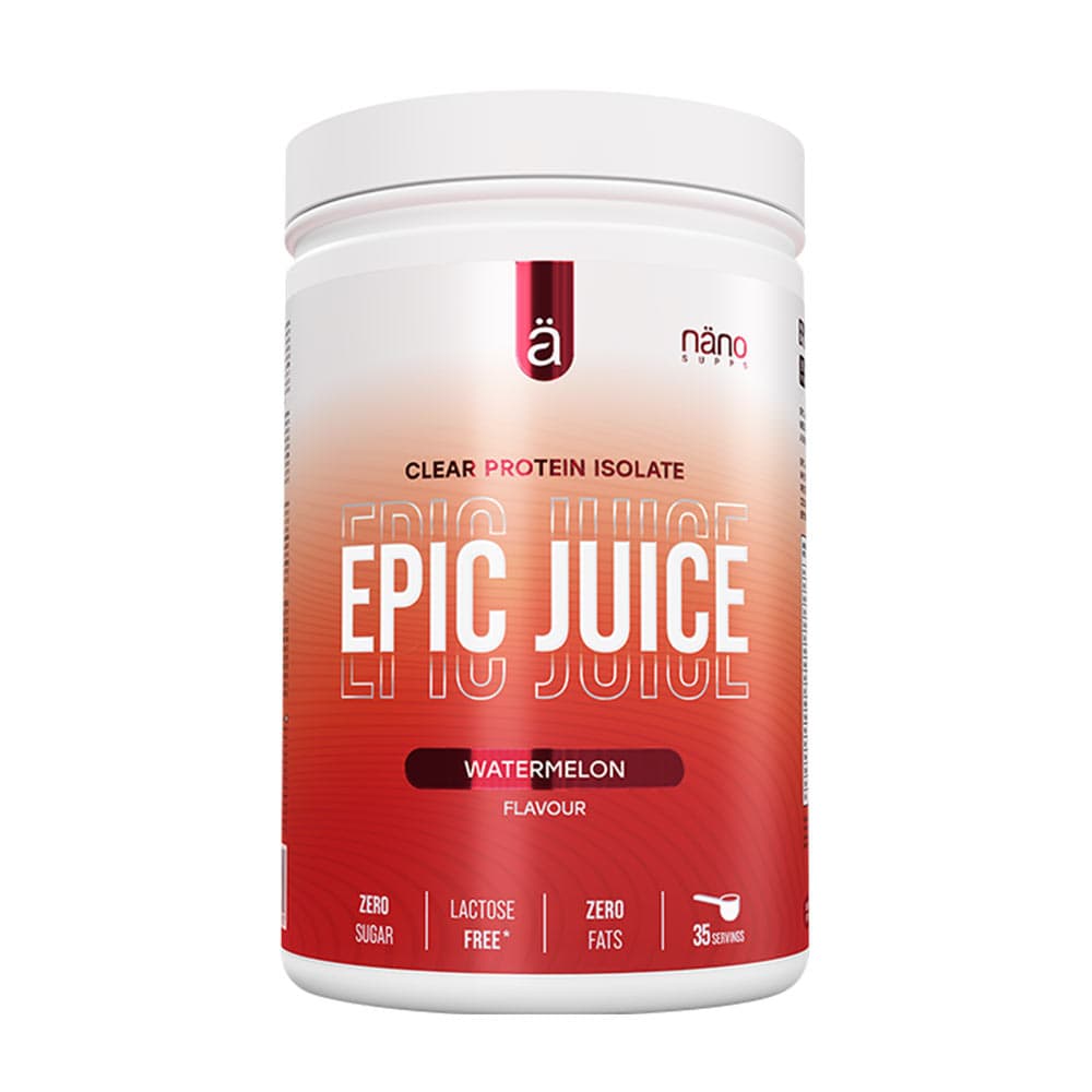 Nanosupps Vattenmelon - 875g pulver – Nanosupps förpackning