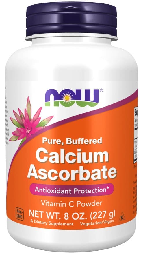NOW Foods - Calcium Ascorbate - 227g – NOW Foods förpackning