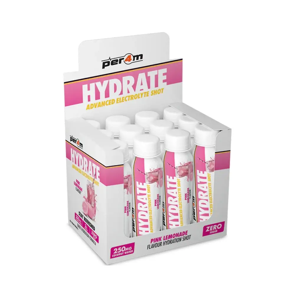 Per4m Hydrate Advanced Electrolyte Shot (12x100ml) – Per4m förpackning