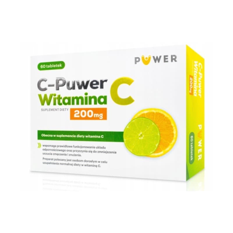 Puwer C-Puwer Witamina C 200 mg 60 tabletek – PUWER Verpackung