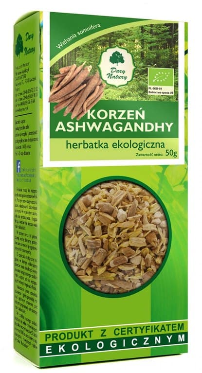 Dary Natury - Ashwagandha Root - 50g – Dary Natury förpackning