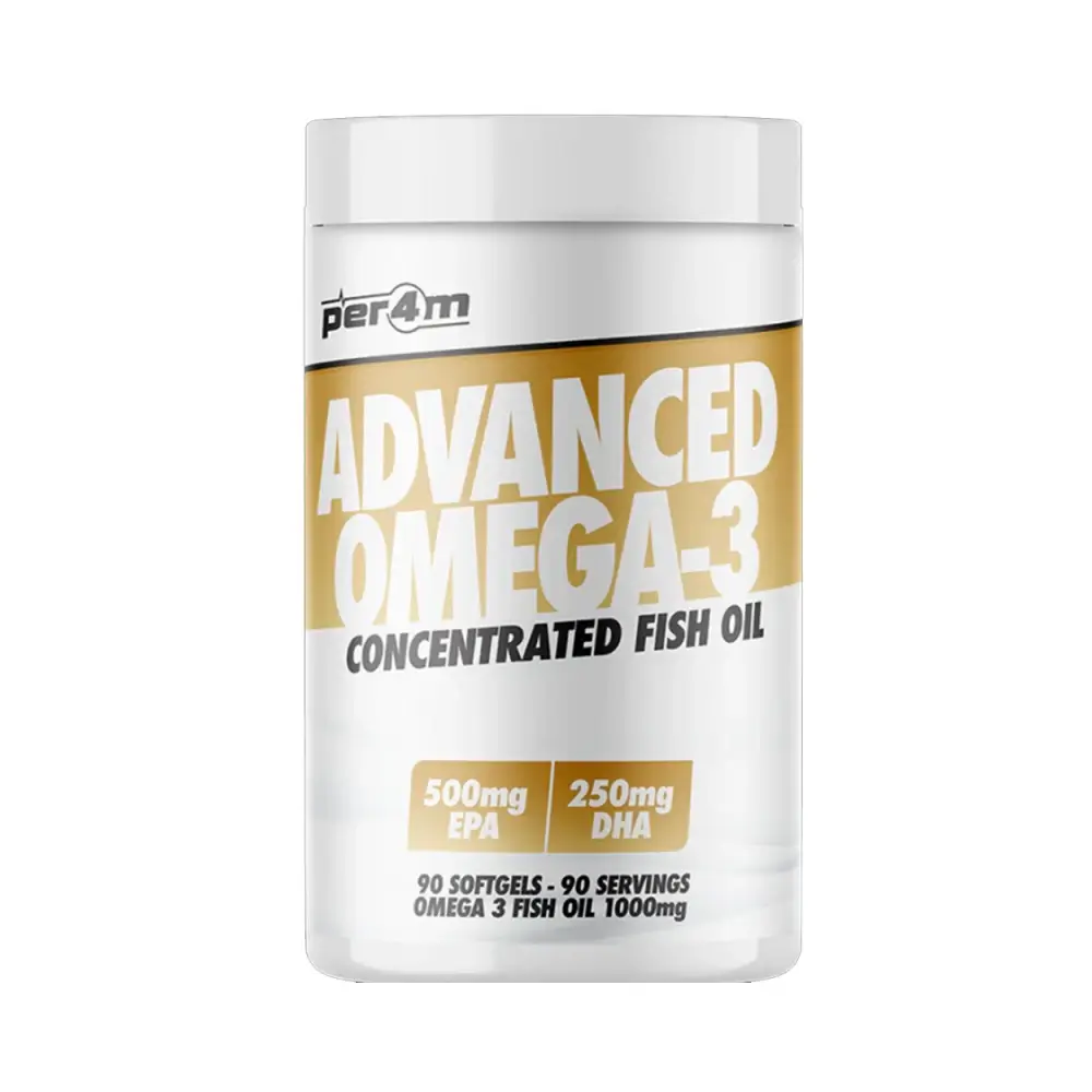 Per4M Advanced Omega-3 Concentrated Fish Oil 90 Sgels – Per4m förpackning