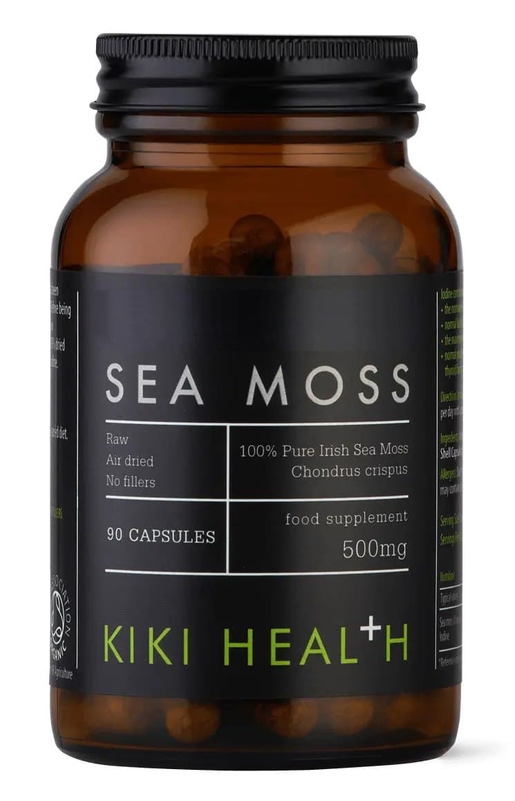 Kiki Health Organic Sea Moss 500mg, 90 kapslar – Kiki Health förpackning