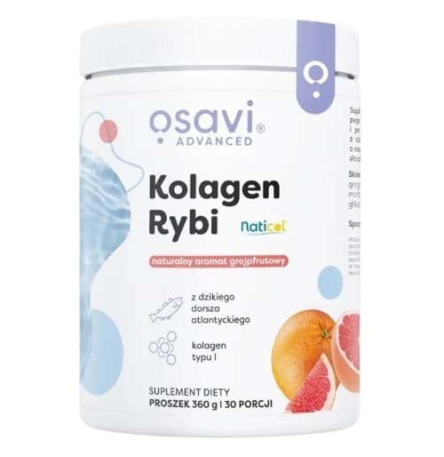 Osavi Advanced Fish Collagen - 360g di polvere con limone