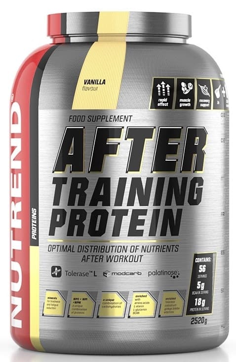 Nutrend After Training Protein Vanilla 2520g – Nutrend förpackning