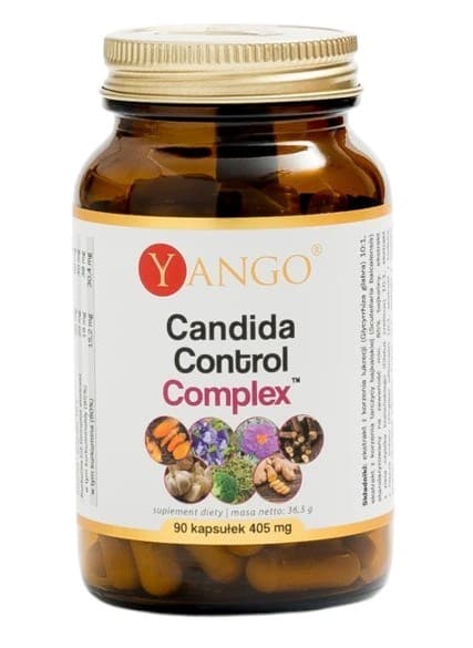 Yango Candida Control Complex - 90 vegetabiliska kapslar – Yango förpackning